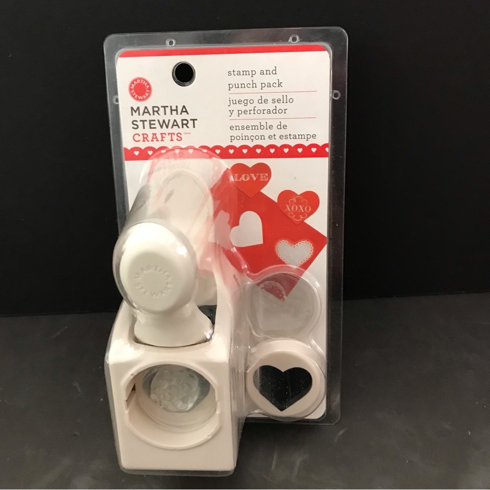 Martha Stewart stamp & punch pack LOVE LETTERS